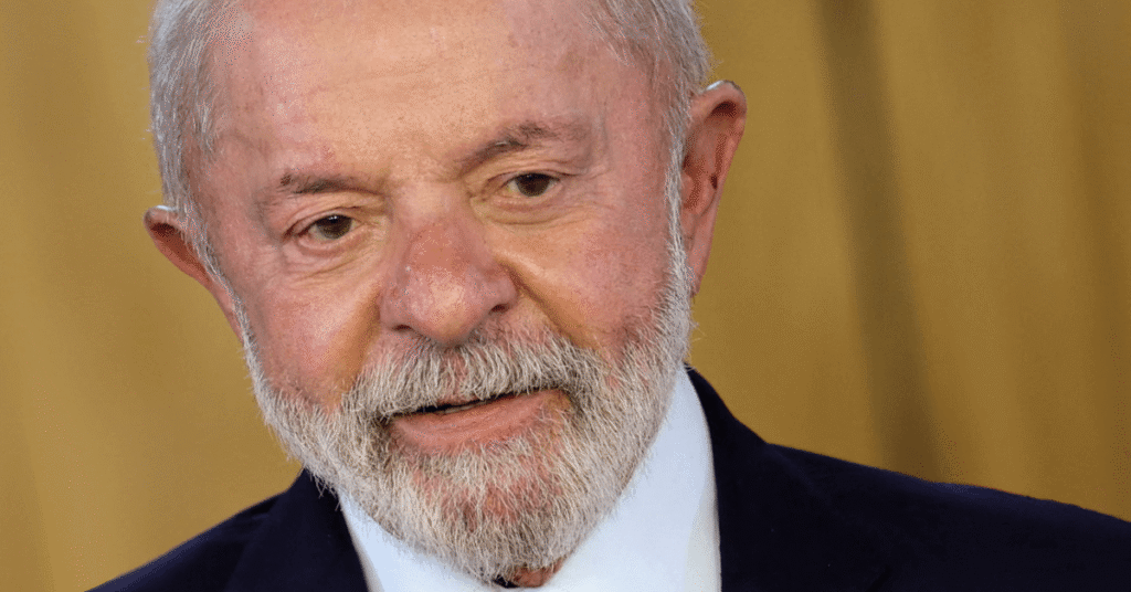 Lula exige diálogo antes de tarifas : Brazil's president, Luiz Inácio Lula da Silva, on Monday. Photograph: Adriano Machado/Reuters